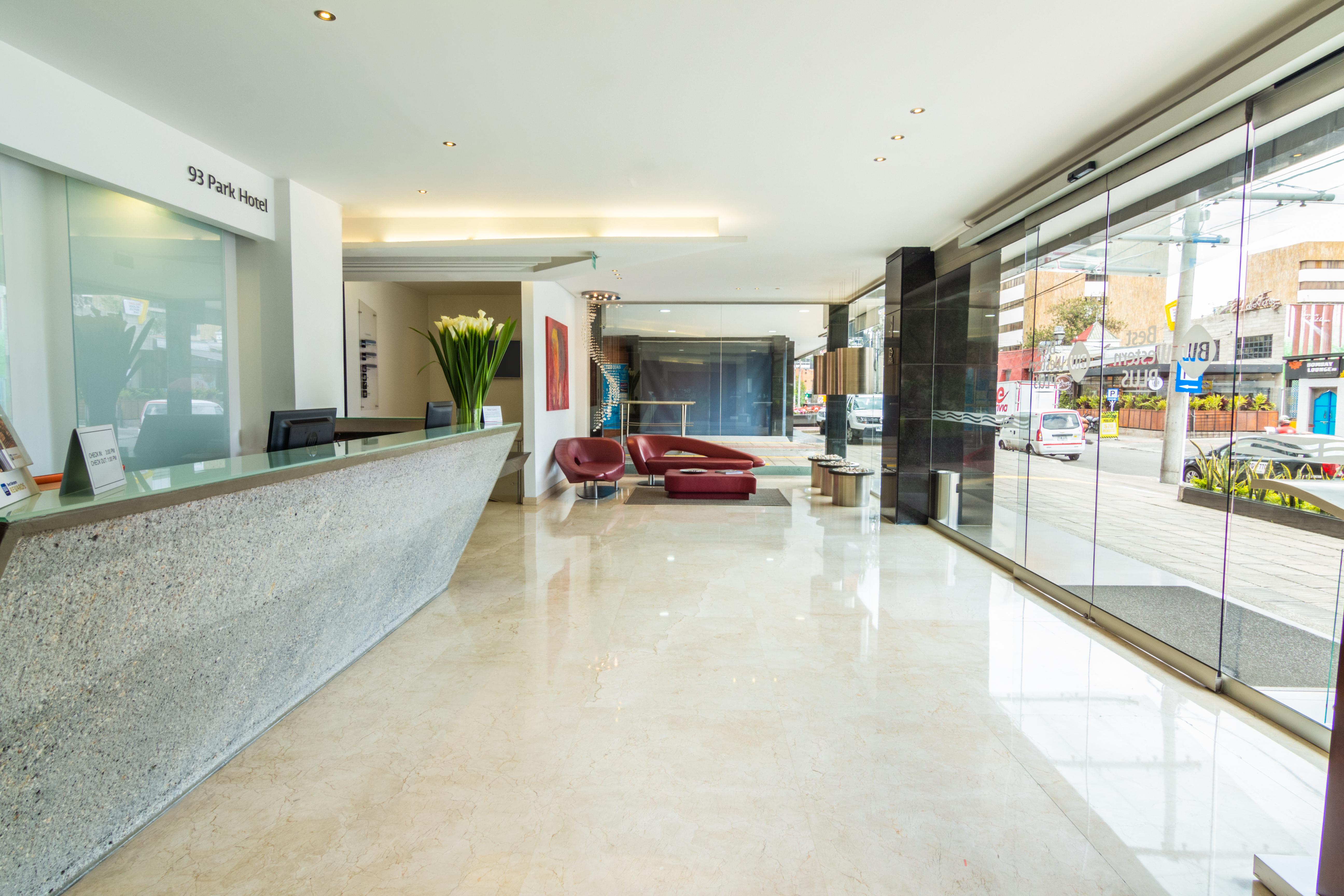 Best Western Plus 93 Park Hotel Bogotá Exteriér fotografie Lobby